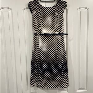 Peach Velvet Dots Dress